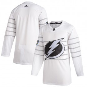 Tampa Bay Lightning Blank Weiß Adidas 2020 NHL All-Star Trikot Authentic - Herren